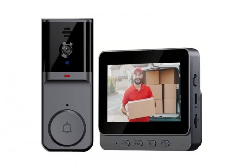 Išmanus Wi-Fi video durų skambutis 1080p Full HD Smart Home